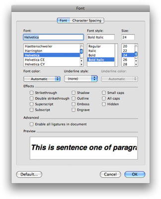 microsoft word for mac text box